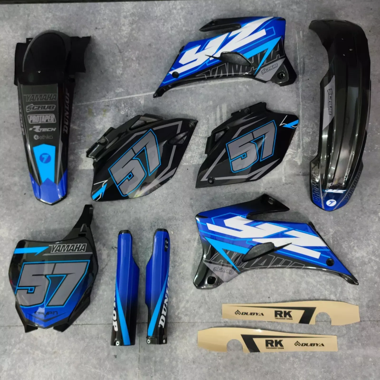 Plastics + Graphics Yamaha 2003-2009 YZ250F YZ450F YZF 250 450