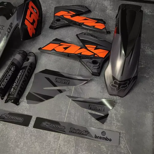 Plastics + Graphics KTM 2004 2005 2006 2007 XC-W EXC EXC-F