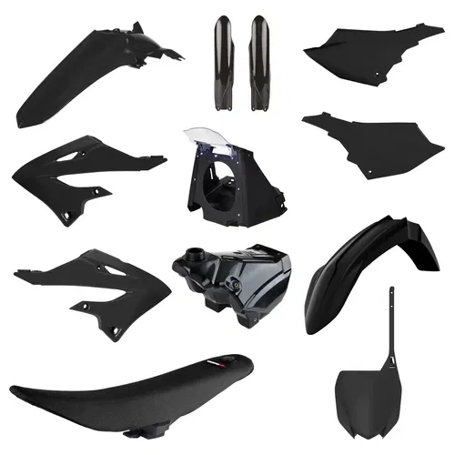 Yamaha YZ125 YZ250 2002-2004 Polisport Restyle Plastics Airbox Seat Fuel tank