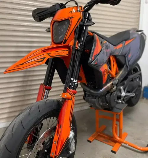 KTM 690 SMC R 2019 2020 2021 2022 2023 2024 2025 Graphics decals matte Supermoto