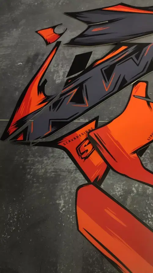 KTM 690 SMC R 2019 2020 2021 2022 2023 2024 2025 Graphics decals matte Supermoto
