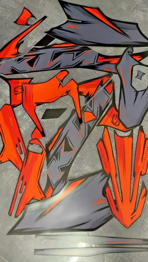KTM 690 SMC R 2019 2020 2021 2022 2023 2024 2025 Graphics decals matte Supermoto
