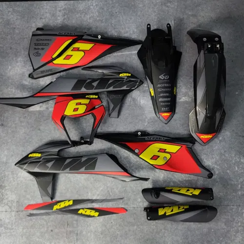 Plastics + Graphics KTM 2020 2021 2022 2023 XC-W XCF-W EXC EXC-F decals stickers