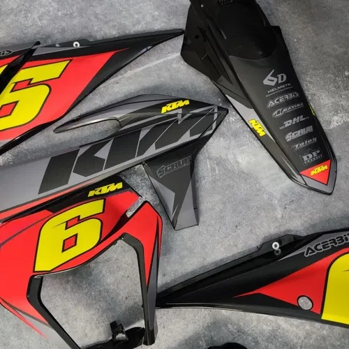 Plastics + Graphics KTM 2020 2021 2022 2023 XC-W XCF-W EXC EXC-F decals stickers