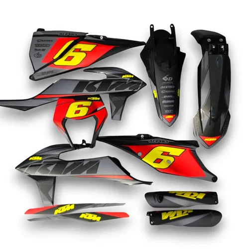 Plastics + Graphics KTM 2020 2021 2022 2023 XC-W XCF-W EXC EXC-F decals stickers