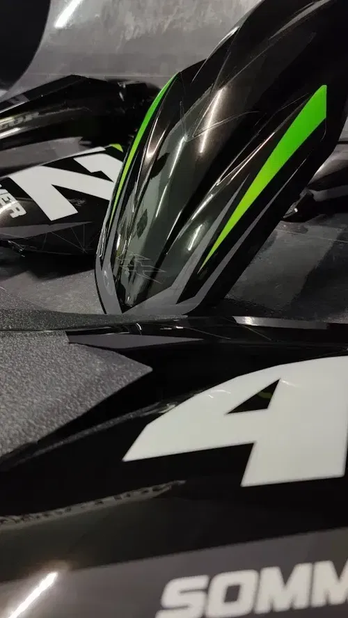 Plastics + Graphics Kawasaki KX Restyle KX125 KX250 2004-2008 - name+number