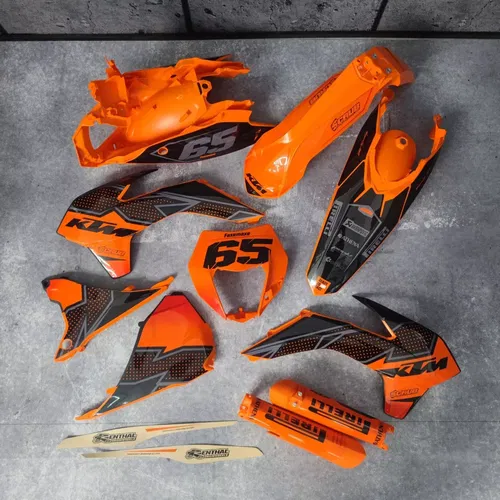 Plastics + Graphics KTM 2016 XC-W XCF-W EXC EXC-F Custom race number + name