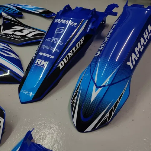 Plastics + Graphics Yamaha YZ450F 2023-2025 YZ250F 2024-2025 Custom number +name
