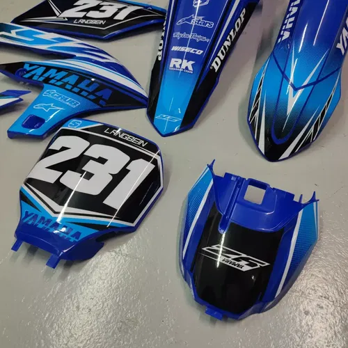 Plastics + Graphics Yamaha YZ450F 2023-2025 YZ250F 2024-2025 Custom number +name