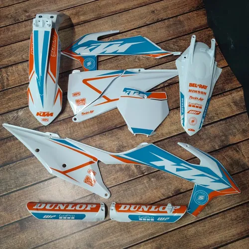 Plastics + Graphics applied KTM 2019 2020 2021 2022 XC XC-F SX SX-f SCRUB