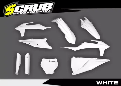 Plastics + Graphics applied KTM 2019 2020 2021 2022 XC XC-F SX SX-f SCRUB