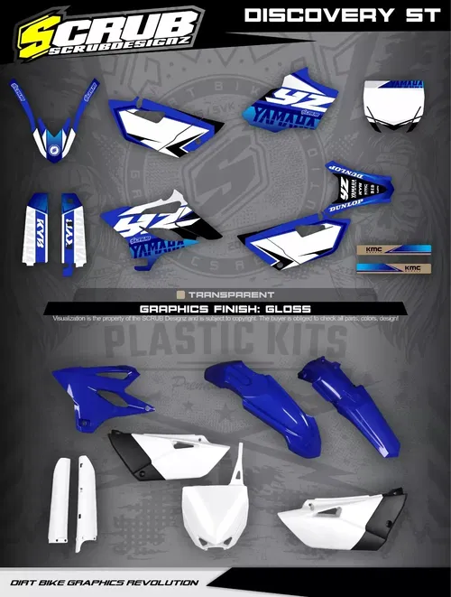 Plastics + Graphics Yamaha YZ 85 2002-2018 Restyle
