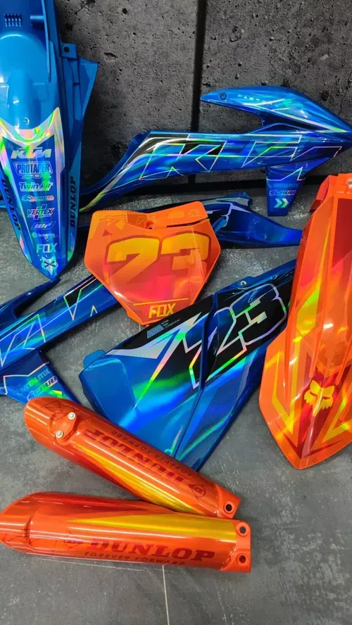 Plastics + Graphics KTM 2019 2020 2021 2022 SX SX-F XC XC-F Holographic custom