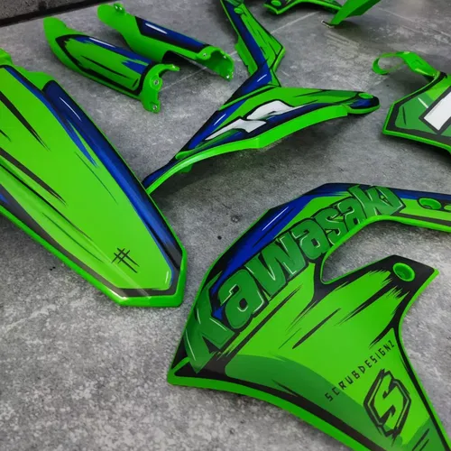 Plastics + Graphics Kawasaki KX450 2019-2023 KX250 2021-2024 KXF