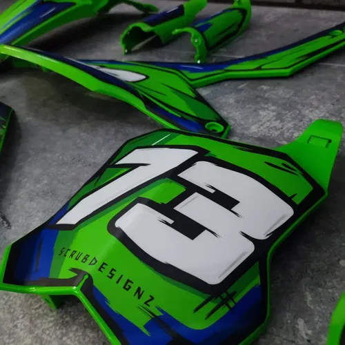 Plastics + Graphics Kawasaki KX450 2019-2023 KX250 2021-2024 KXF
