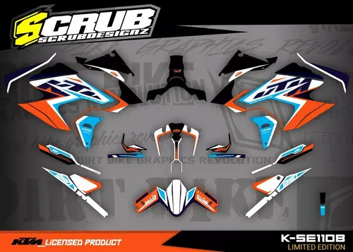 KTM Super Adenture R/S 1290  2021 2022 2023 Graphics decals stickers kit set