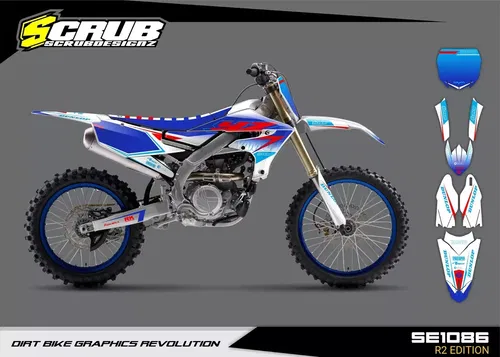 Graphics decals stickers kit Yamaha YZ250F 2019-2023 YZ450F 2018-2022