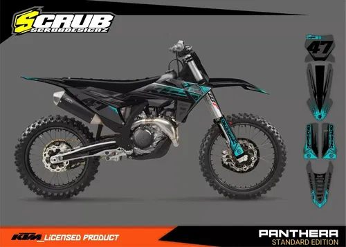 KTM 2023 2024 SX SX-F XC XC-F Graphics decals stickers kit | Custom race number
