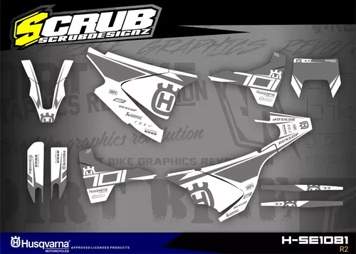 Graphics Husqvarna 701 SM Supermoto 2016 2017 2018 2019 2020 2021 2022 2023 2024