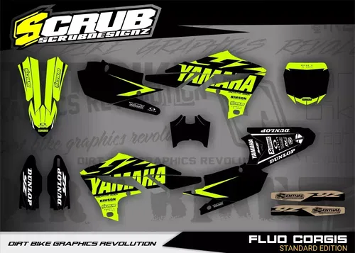 Graphics decals stickers kit Yamaha YZ250F 2019-2023 YZ450F 2018-2022