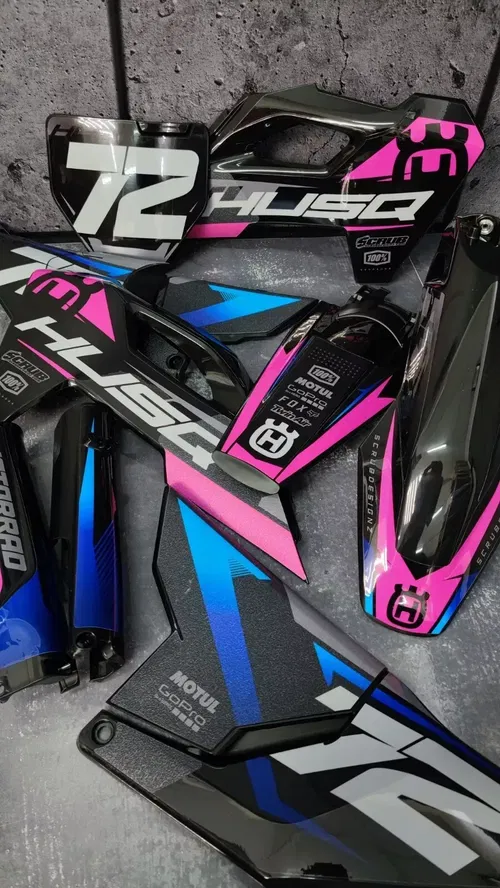 Plastics + Graphics 2025 Husqvarna TC FC FX TX + Grip