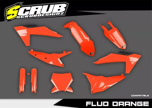 KTM 2023 2024 SX SX-F XC XC-F 125 250 300 350 450 Plastics kit + fork guards