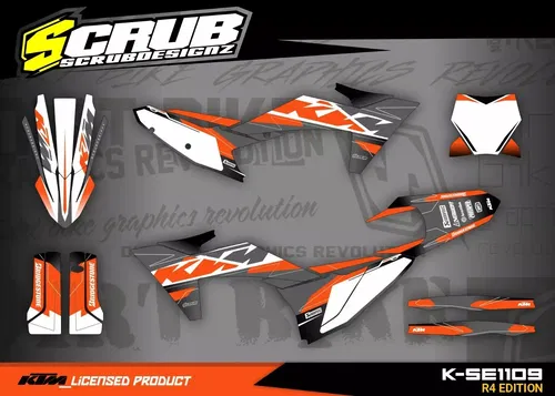 KTM 2023 2024 SX SX-F XC XC-F Graphics decals stickers kit