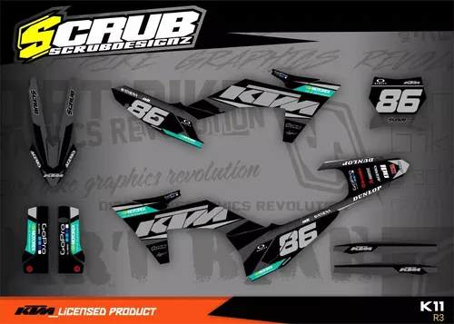 KTM 2023 2024 SX SX-F XC XC-F Graphics decals stickers 125 150 250 300 350 450