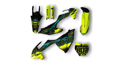 Plastics + Graphics KTM SX 85 2018-2024 Custom race number + name