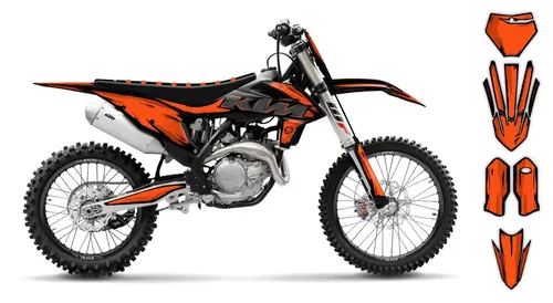 Graphics Kit KTM SX SXf 125 150 250 350 450 - 2019 2020 2021 2022 Decals