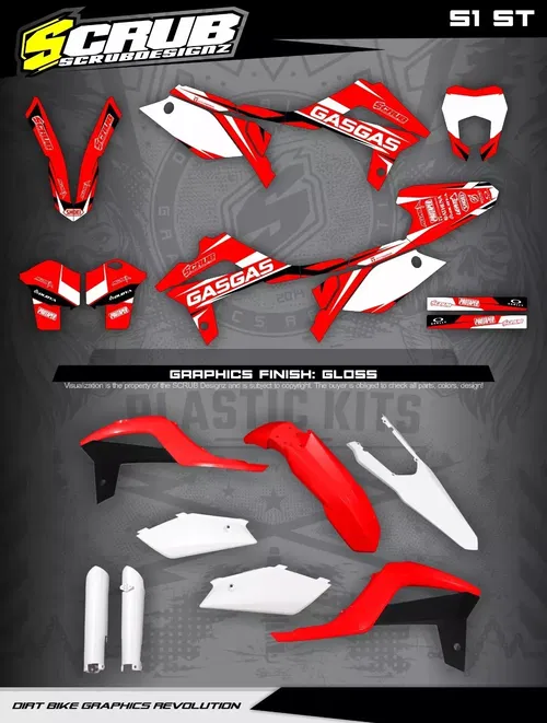 GAS GAS EC 2012 2013 Plastics + Graphics 2-Stroke only