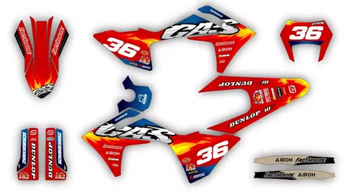 Gas Gas 2024 2025 EC EC-F 250 300 350 450 500 Graphics decals stickers
