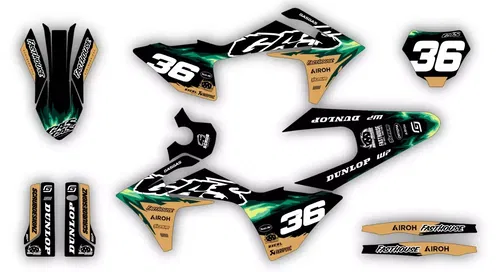 Gas Gas 2024-2025 MC MC-F EX EX-F 125 250 300 350 450 Graphics Decals