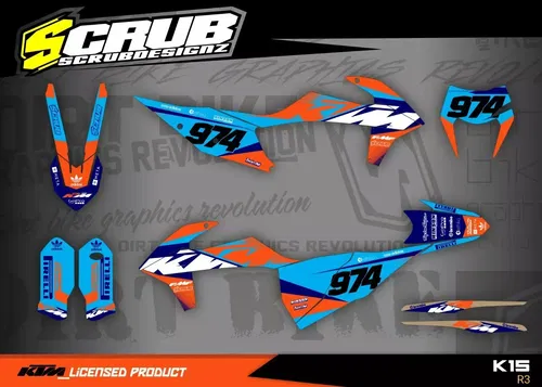 Plastics + Graphics KTM 2017 2018 2019 XC-W XCF-W EXC EXC-F TLD