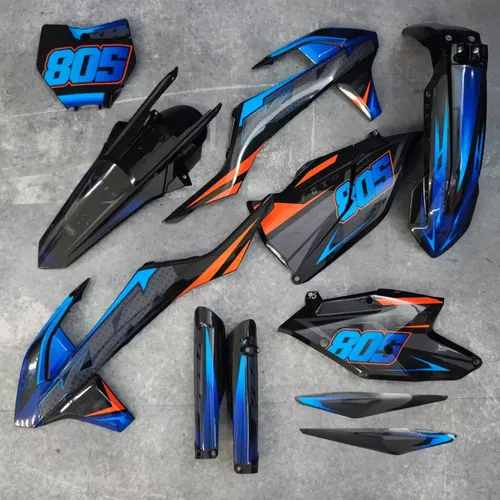 Plastics + Graphics KTM SX85 2018-2024 SX 85 applied | Custom race number