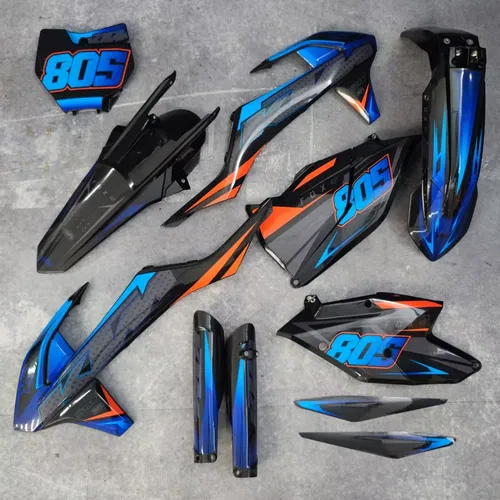 Plastics + Graphics KTM SX85 2018-2024 SX 85 applied | Custom race number