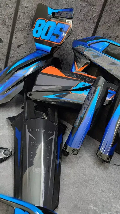 Plastics + Graphics KTM SX85 2018-2024 SX 85 applied | Custom race number