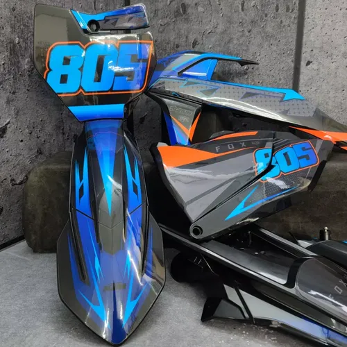 Plastics + Graphics KTM SX85 2018-2024 SX 85 applied | Custom race number