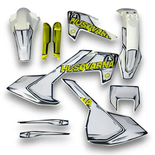 Plastics + Graphics Husqvarna TE FE 2017 2018 2019 150 250 350 450 501 applied