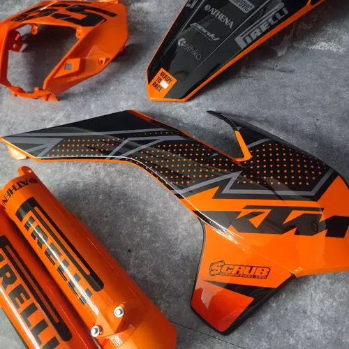 Plastics + Graphics KTM 2014 2015 XC-W XCF-W EXC EXC-F Custom race number