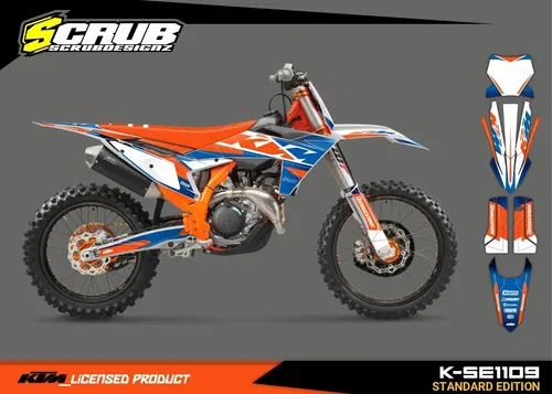 KTM Graphics 2023 2024 SX SX-F XC XC-F 125 250 300 350 450 decals stickers kit