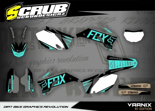 WR450f Graphics kit 2007 2008 2009 2010 2011 Yamaha WRf 450 SCRUB