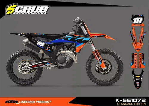 KTM 2023 2024 SX SX-F XC XC-F Graphics decals stickers kit | Custom race number