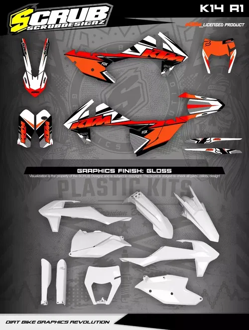 Plastics + Graphics KTM 2017 2018 2019 XC-W XCF-W EXC EXC-F