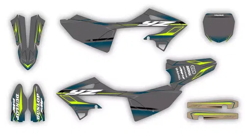 Graphics Kit Yamaha YZ125 YZ250 2022 2023 2024 2025 Decals Strickers