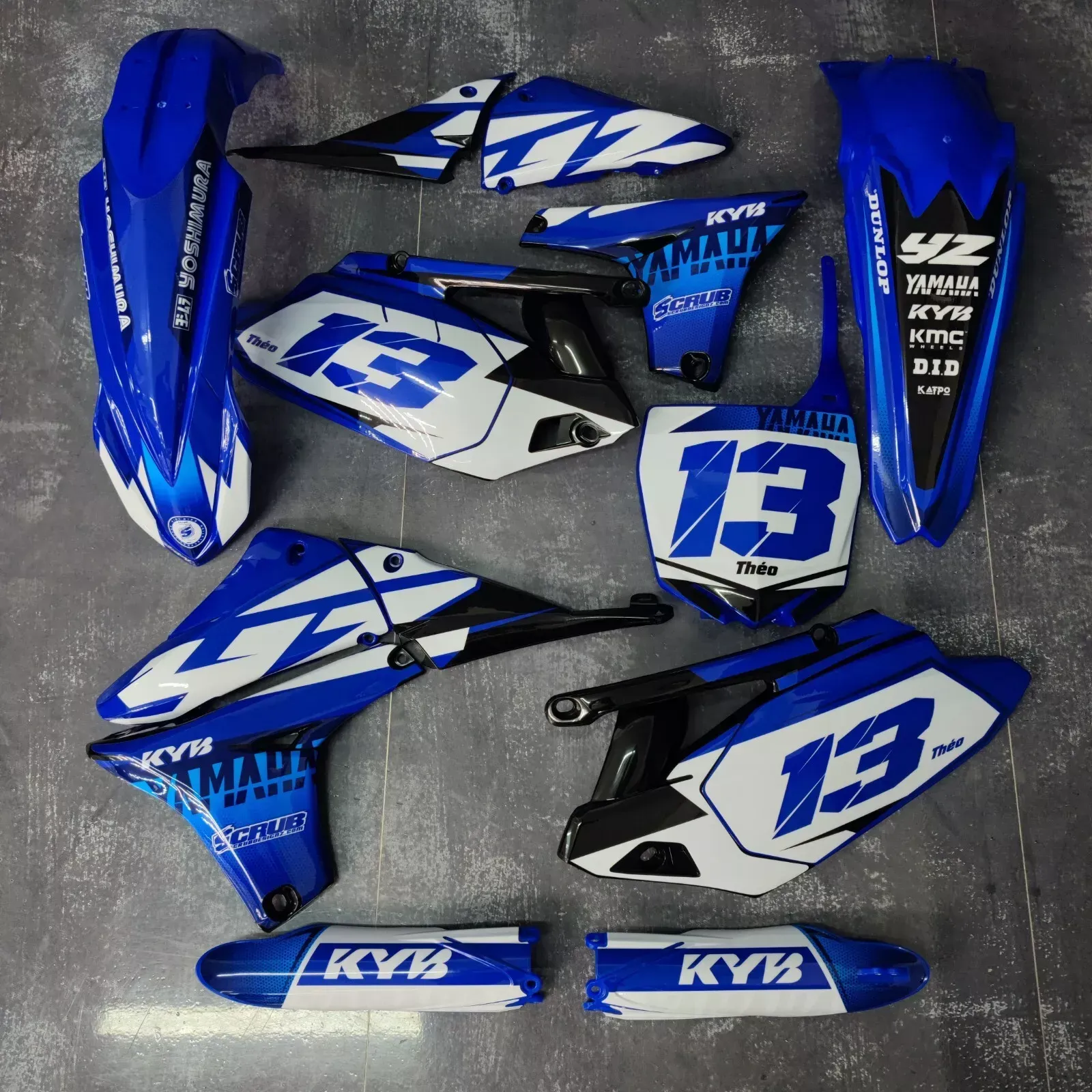 Plastics + Graphics Yamaha YZ450F 2010 2011 2012 2013
