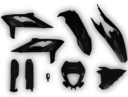 Beta RR 2023 2024 Plastics kit + Fork guards Black