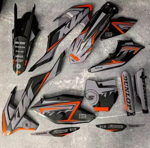 Plastics + Graphics KTM 2016 2017 2018 XC XC-F SX SX-F applied