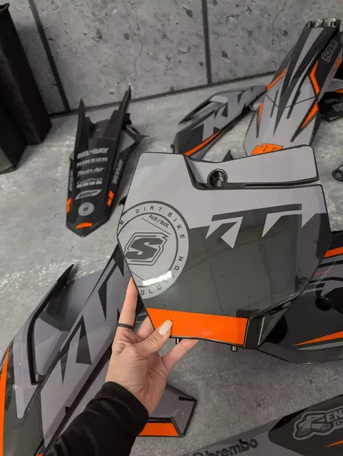 Plastics + Graphics KTM 2016 2017 2018 XC XC-F SX SX-F applied