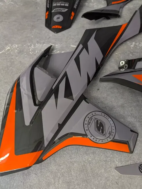 Plastics + Graphics KTM 2016 2017 2018 XC XC-F SX SX-F applied